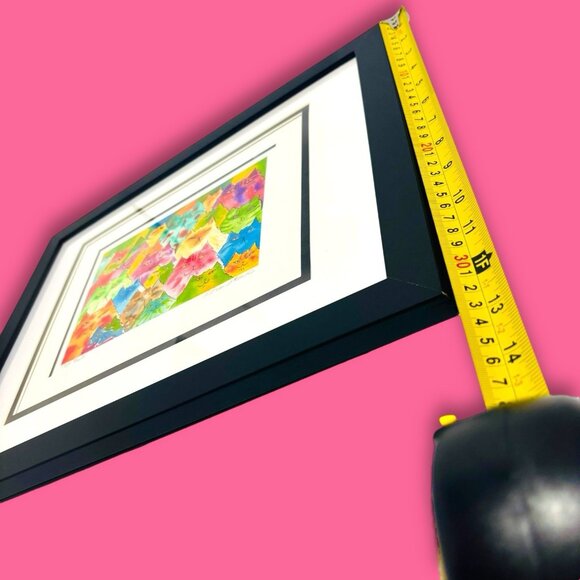 “TUTI FRUITI” Whimsical Cat Art Print By CATMANDREW Drew Strouble 16x12x1 RARE! - Picture 8 of 10